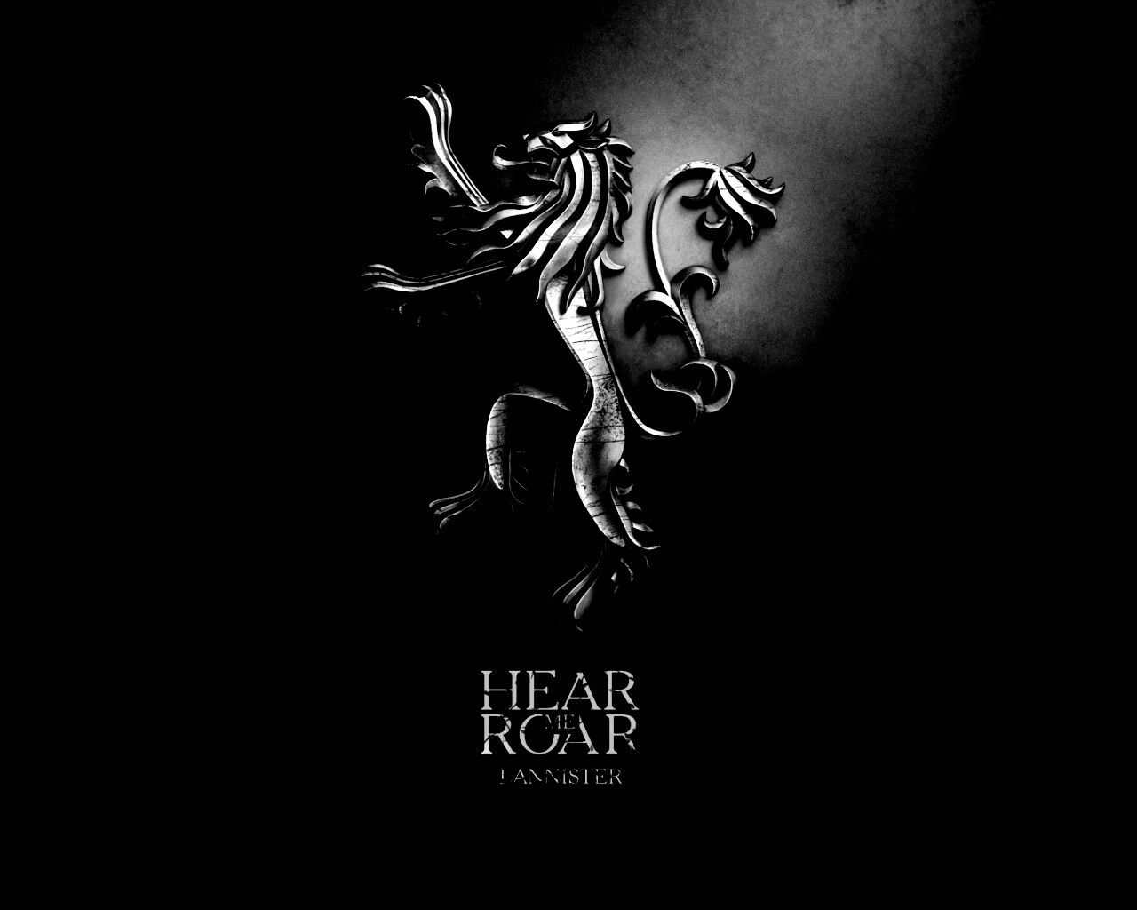 Металлический герб дома Ланнистеров обои