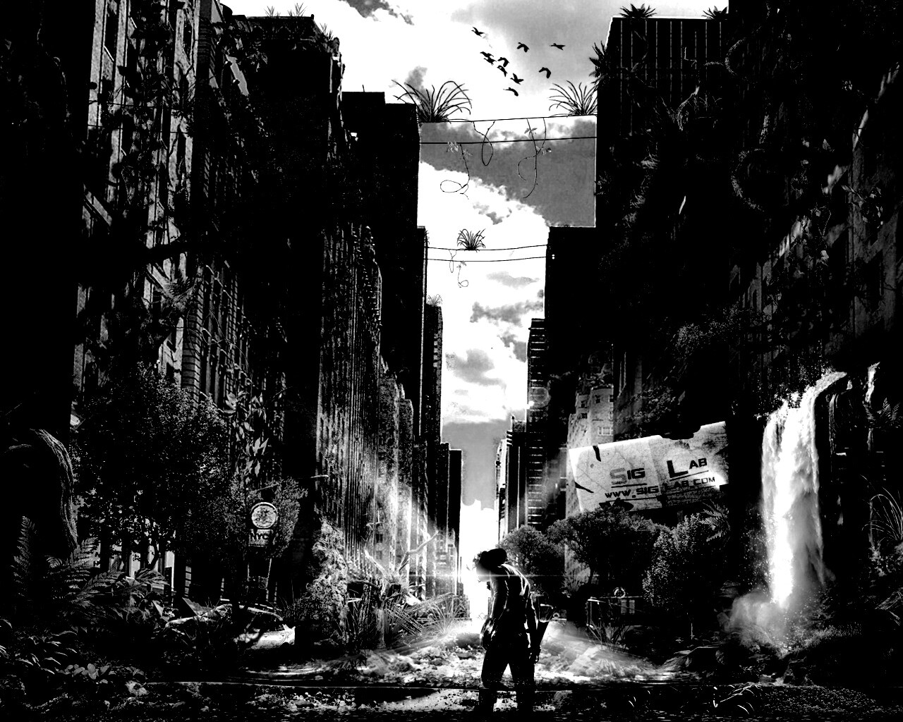 Постапокалиптический мир обои