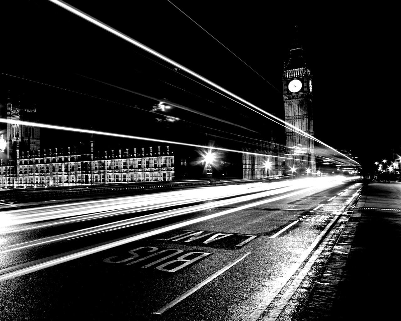 Ночной лондон обои
