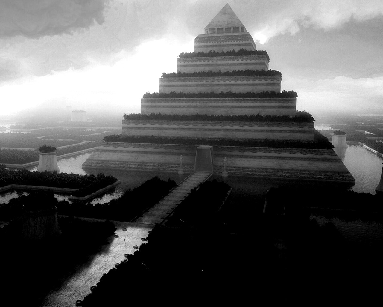 Пирамида обои