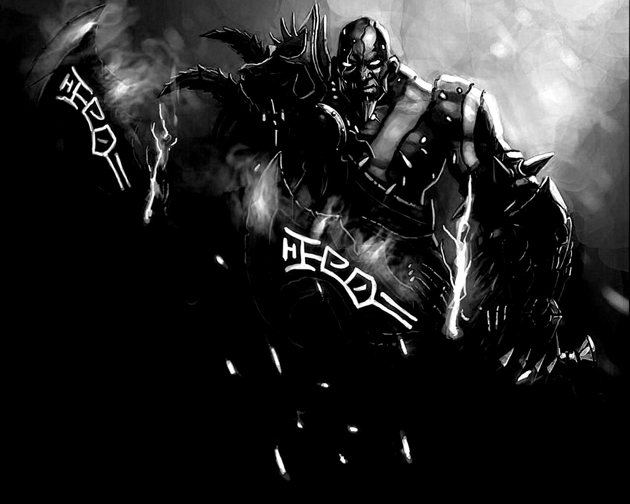 Андед с топорами обои