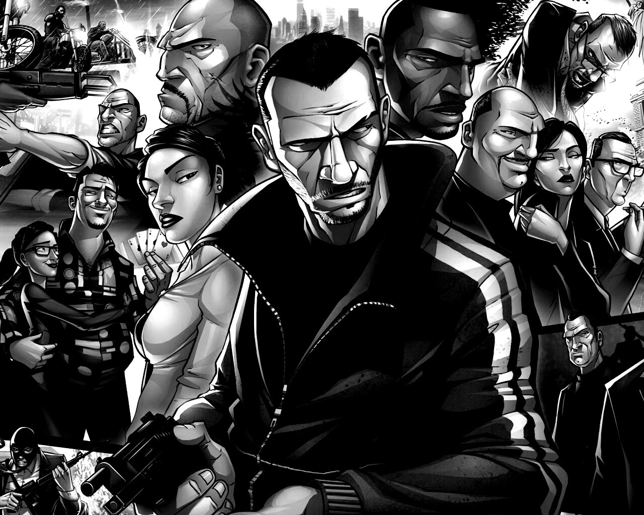 Персонажи GTA4 обои