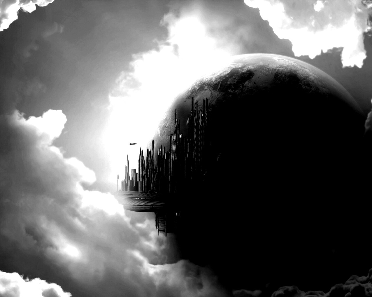 Небесный город обои