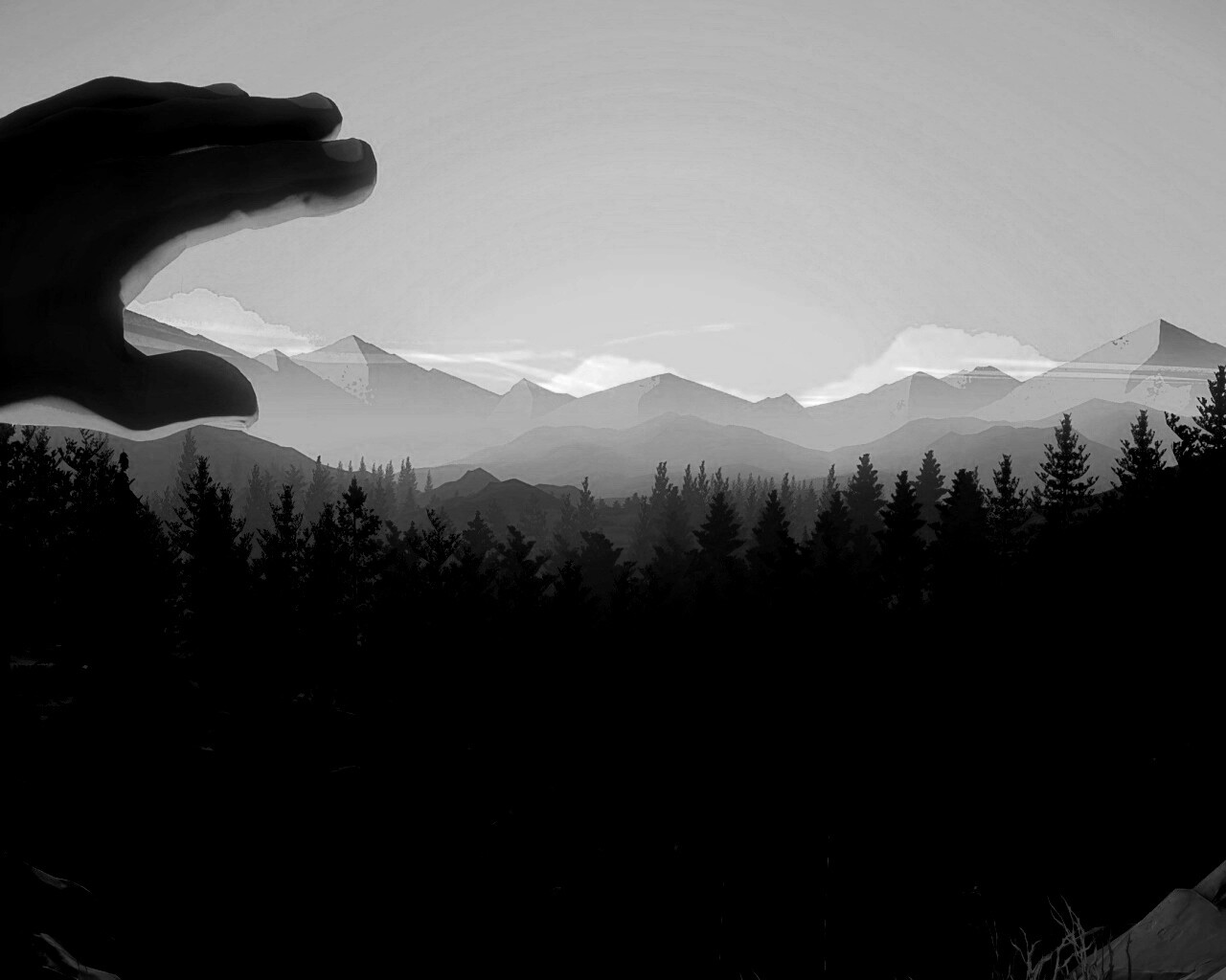 Firewatch закат обои