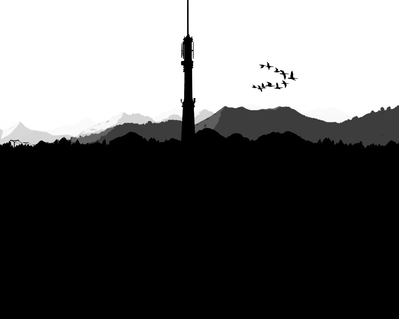 Зеленые горы обои