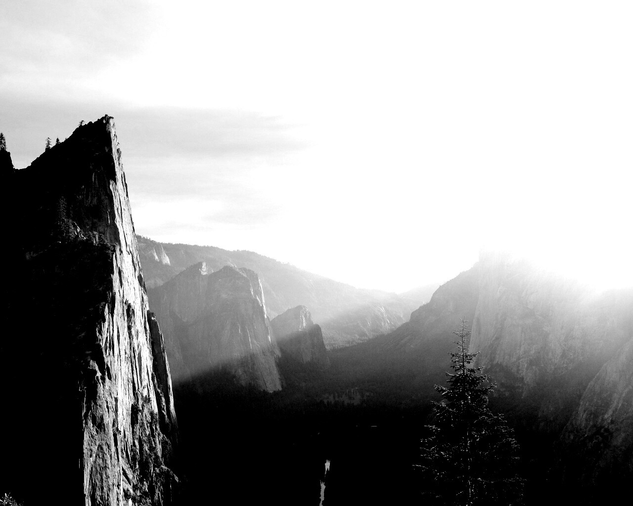 Горный пейзаж обои