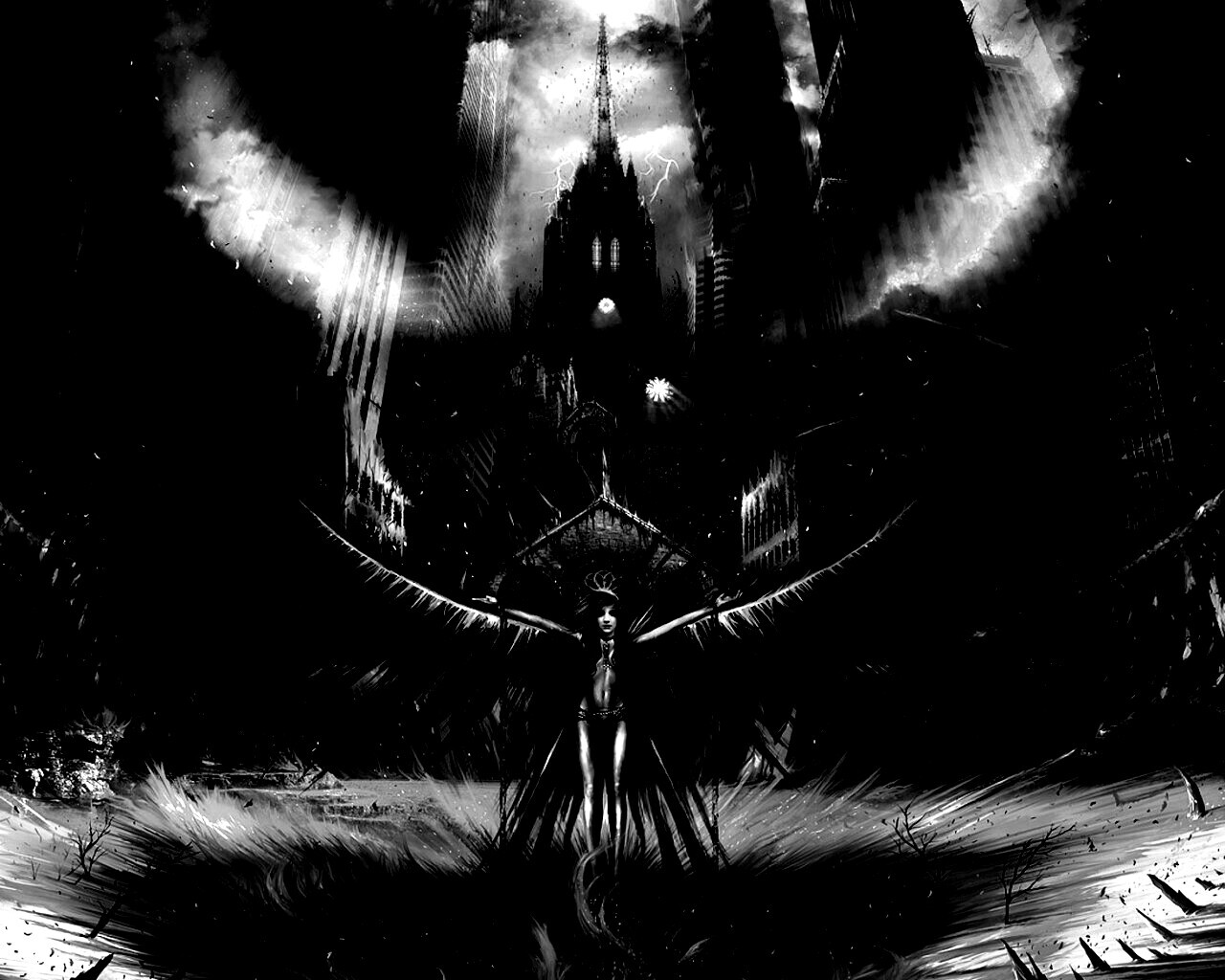 Тёмный ангел обои