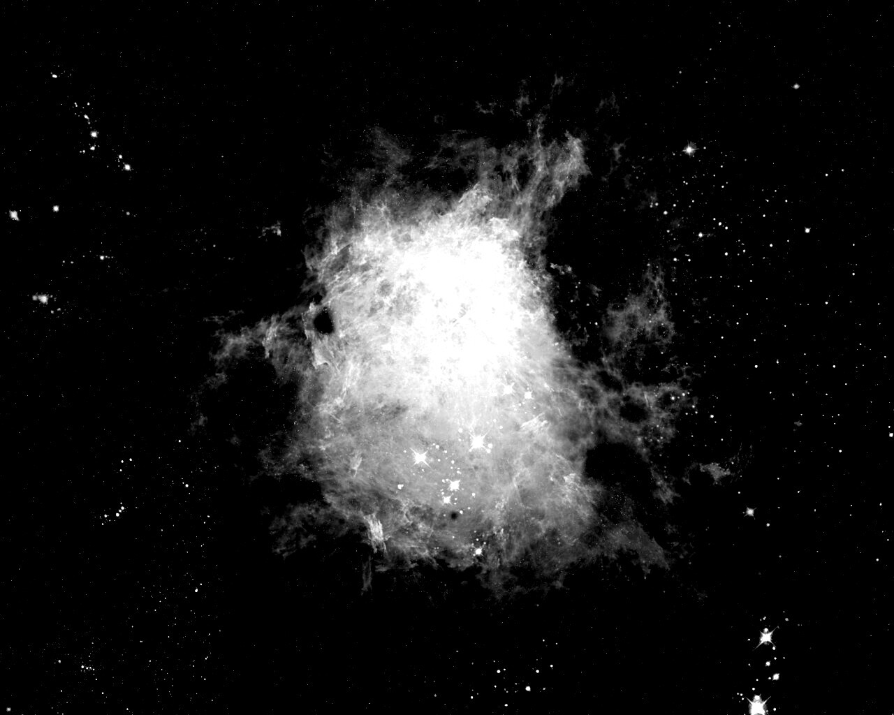 Фиолетовая туманность обои