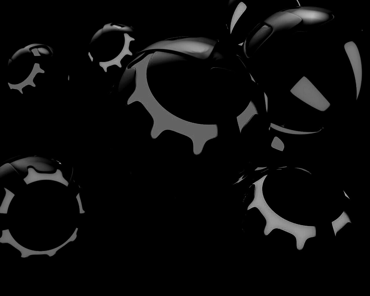 Трёхмерные шары обои