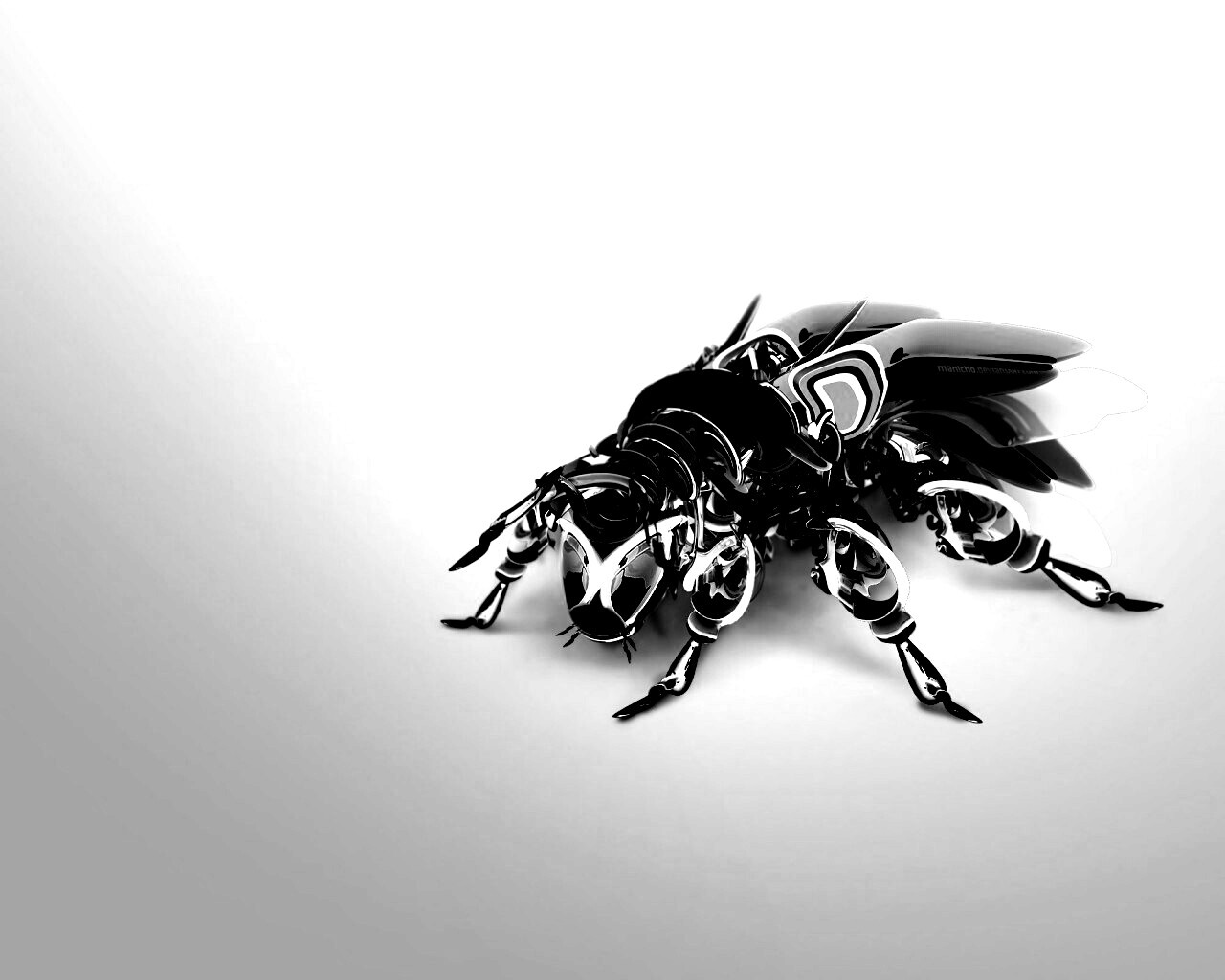 Кибер муха обои