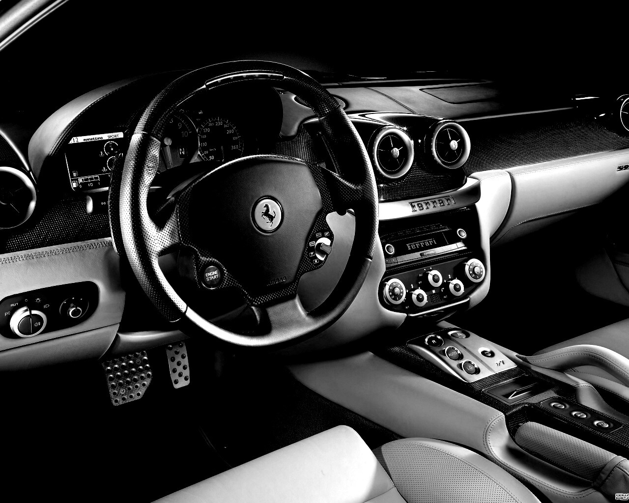 Салон феррари обои