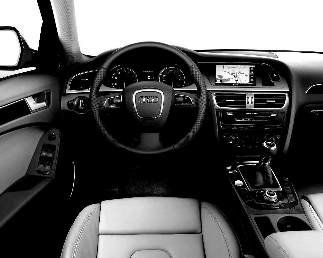 Салон ауди обои