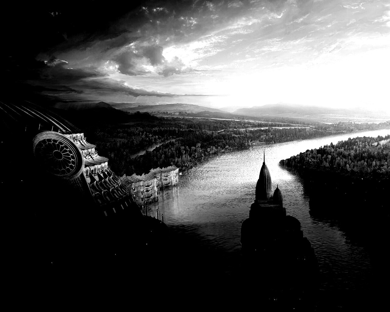 Древний город обои