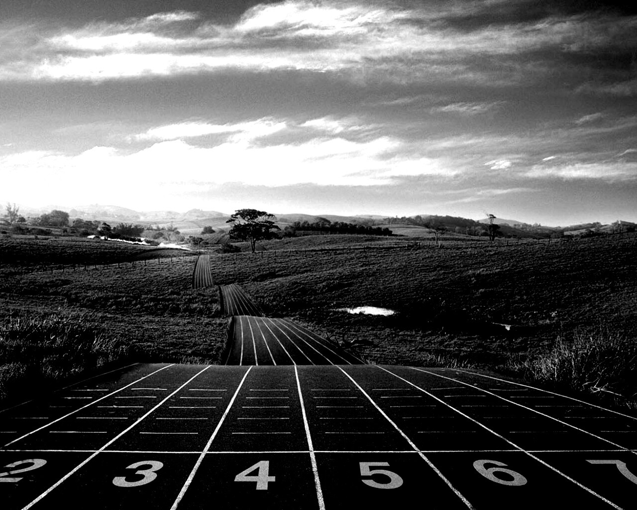 Бесконечная беговая дорожка обои