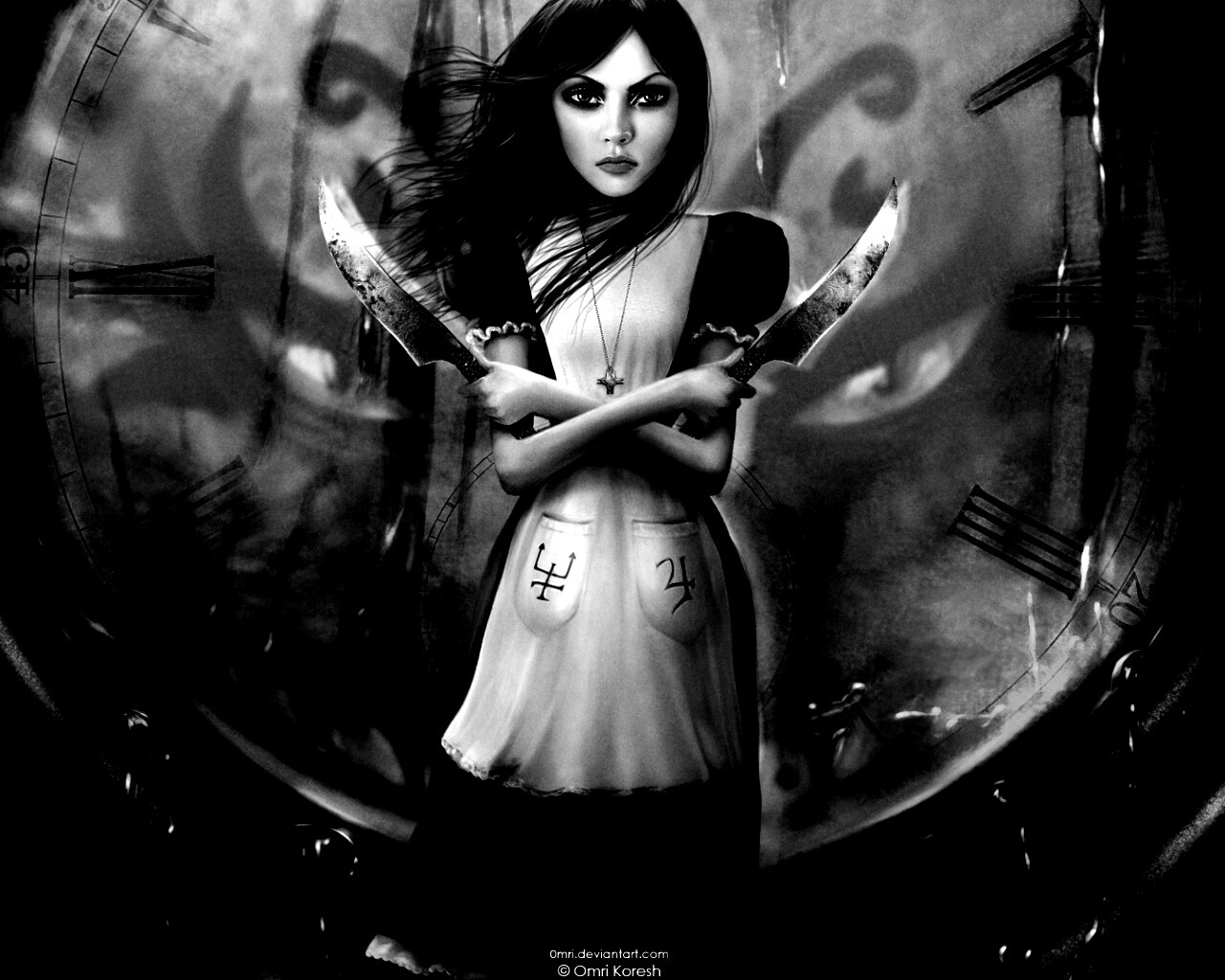 Алиса гроза страны чудес обои