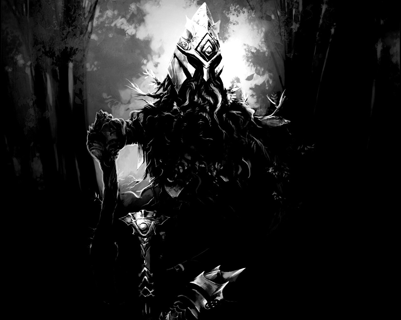 Зеленый король обои