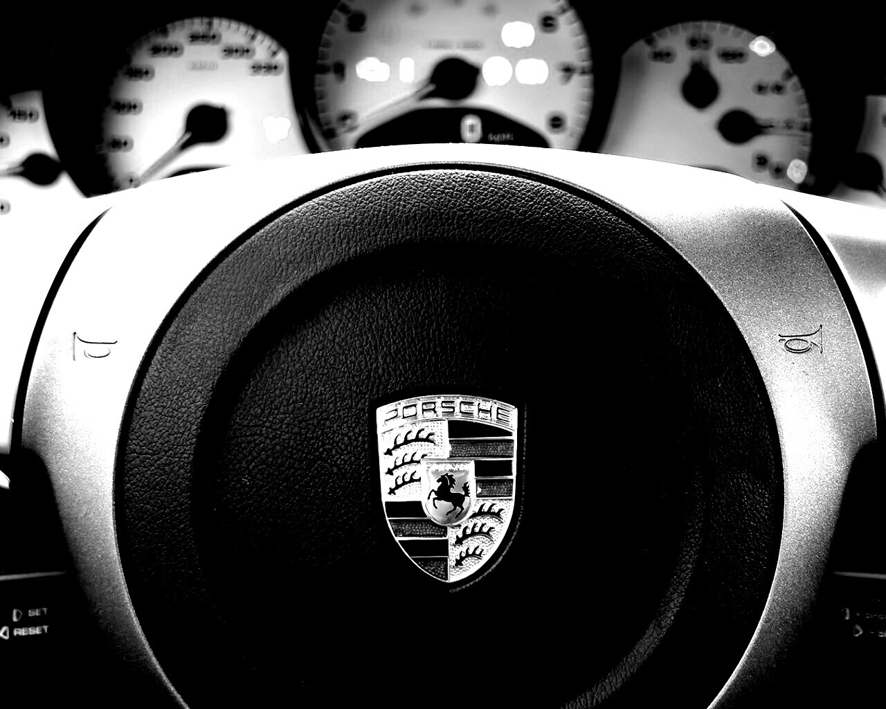 Руль Porshe обои