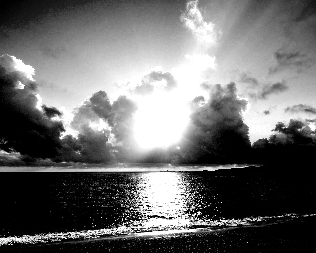 Солнечный пляж обои