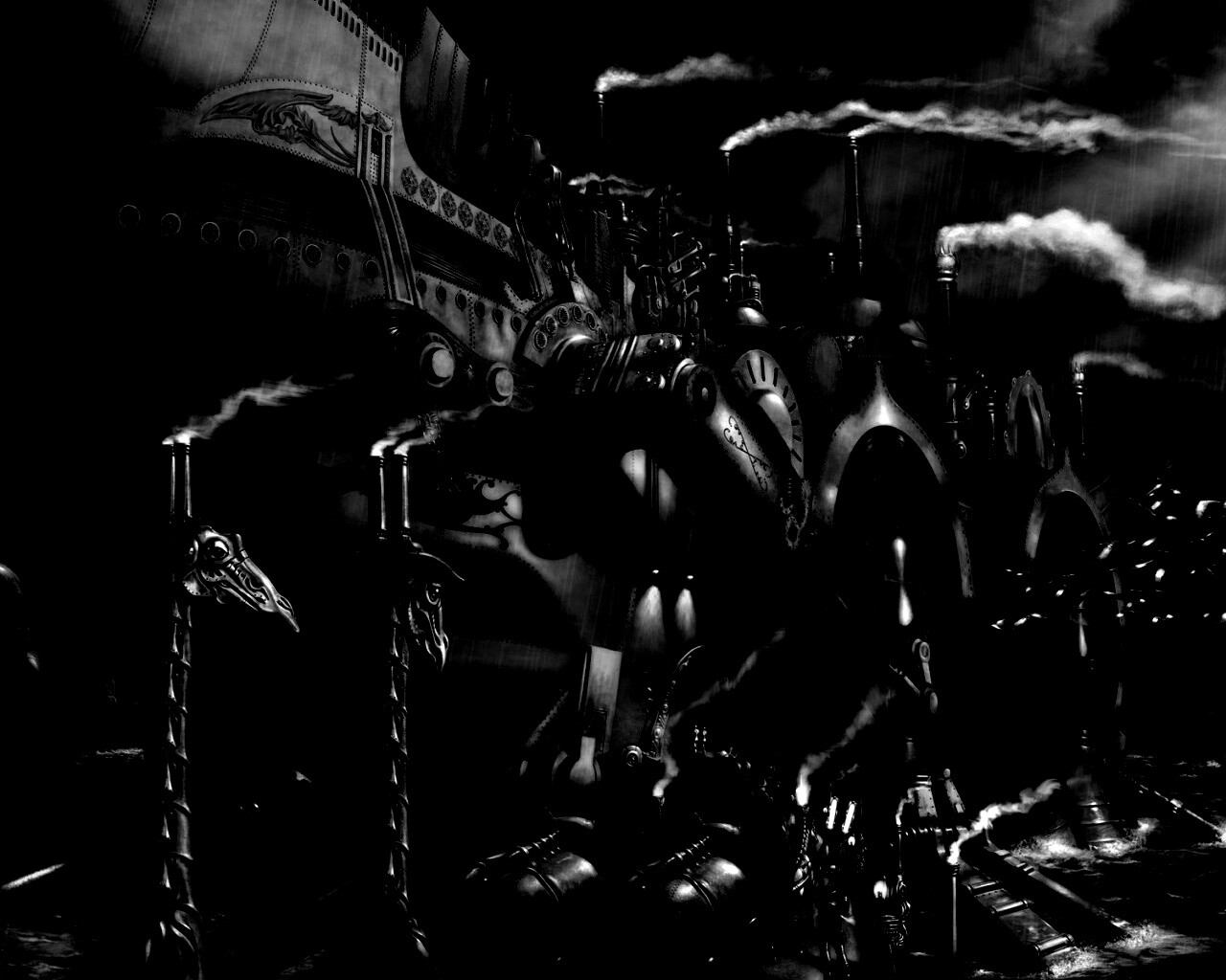 Ноев ковчег в стиле стимпанк обои