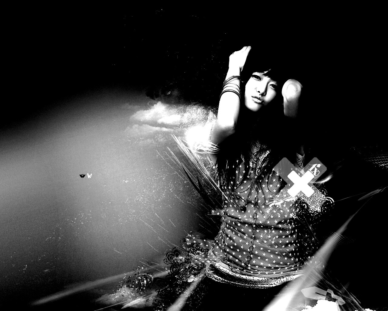 Гламурная китаянка обои