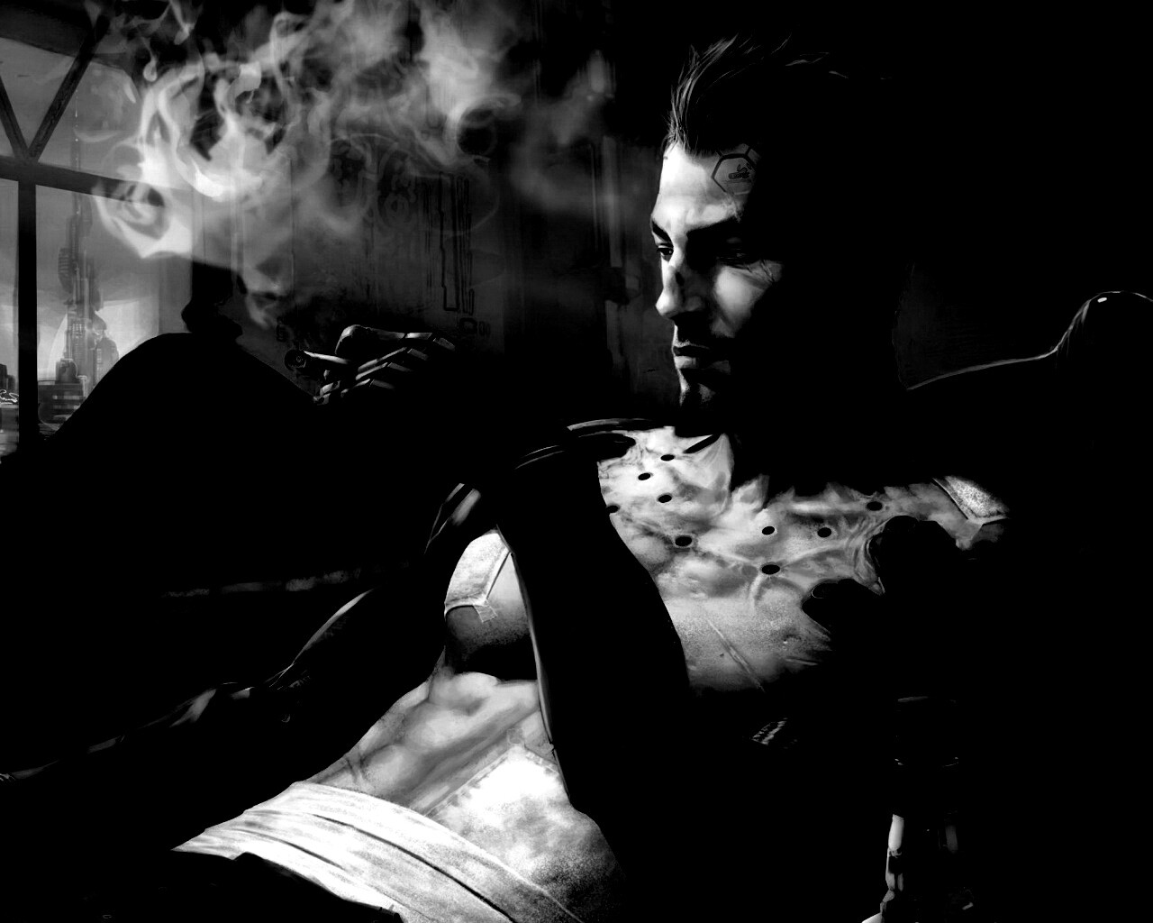 Киборг обои