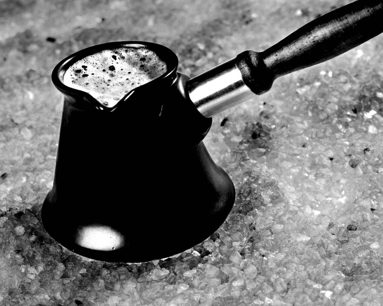 Кофе на углях обои