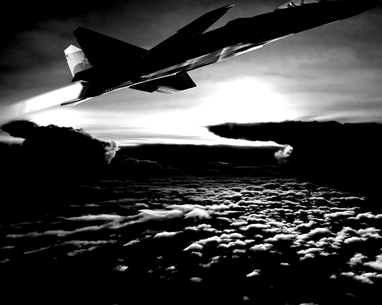 Истребители в небе обои