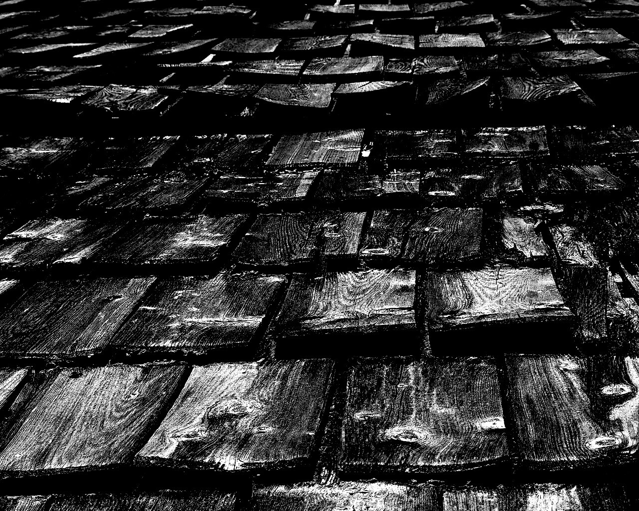 Деревянная крыша обои