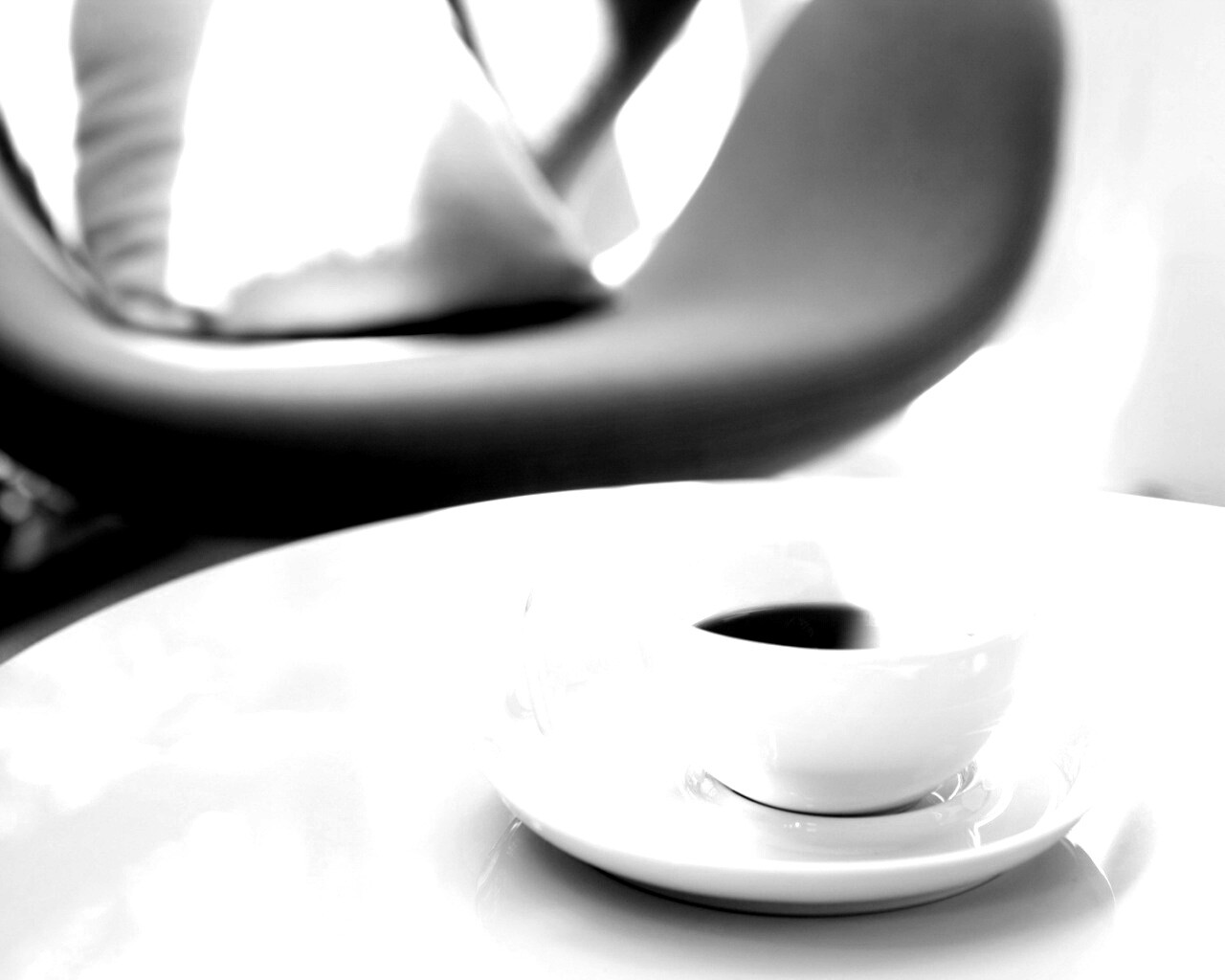 Чашка утреннего кофе обои