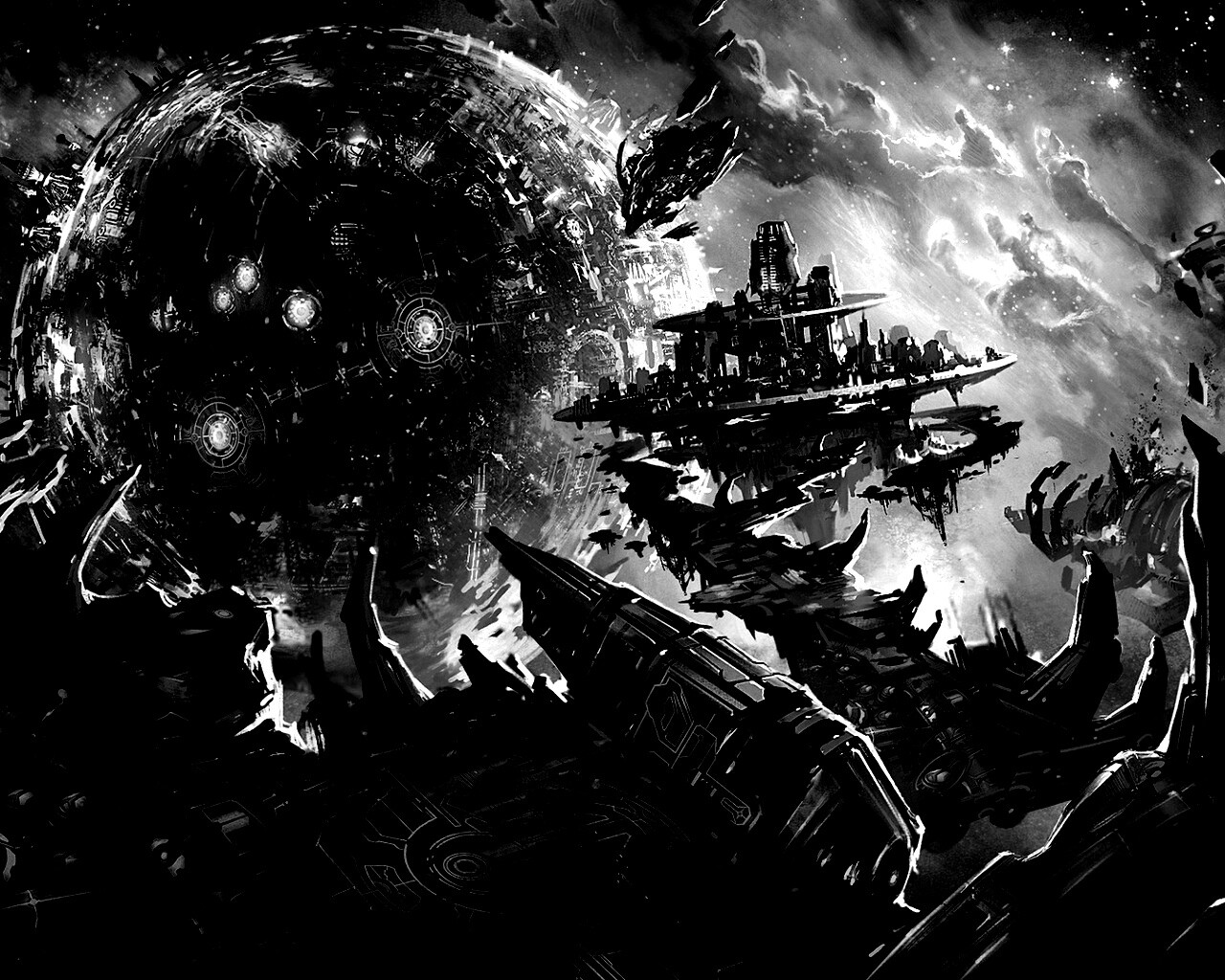 Фантастический пейзаж обои