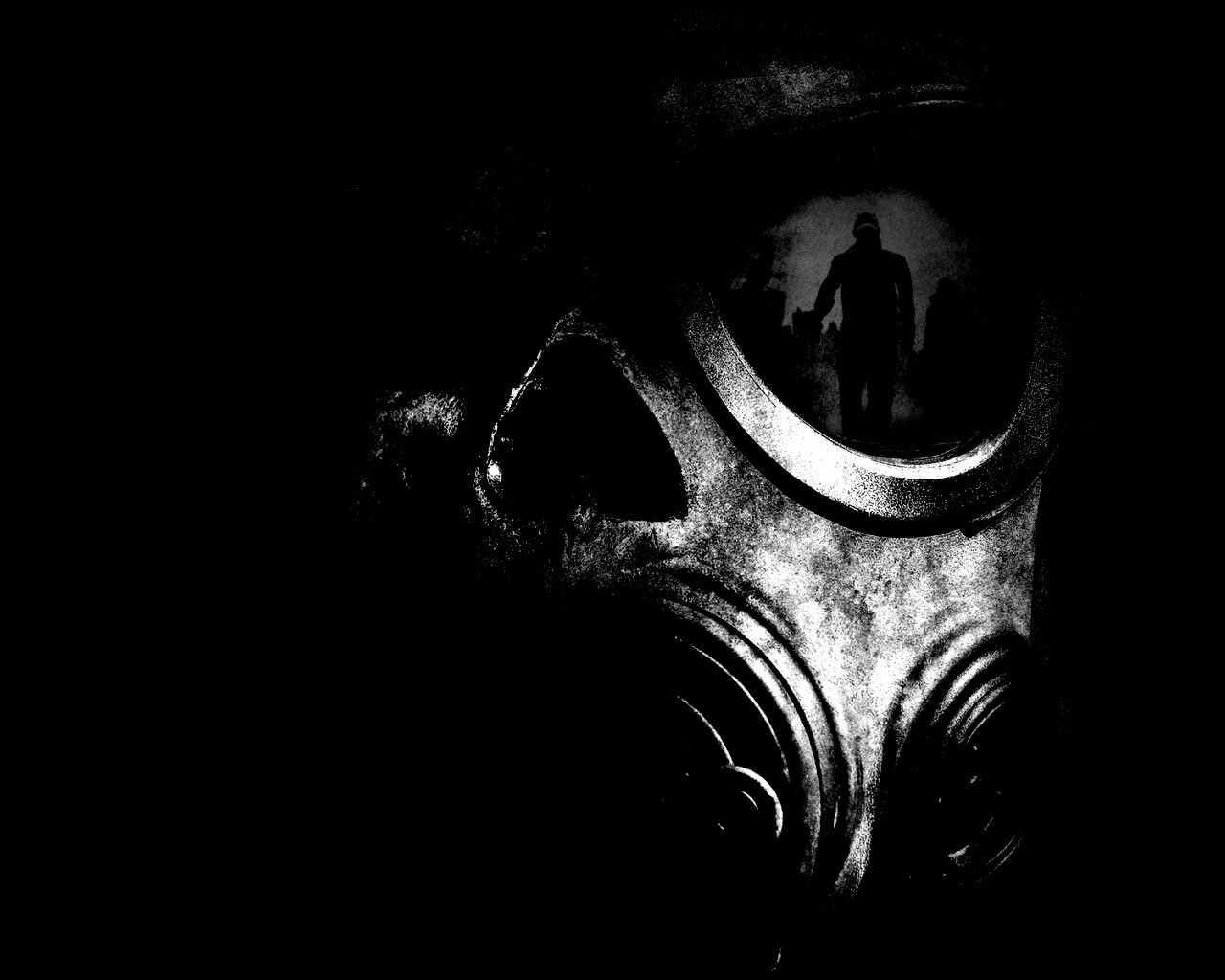 Зловещая маска обои