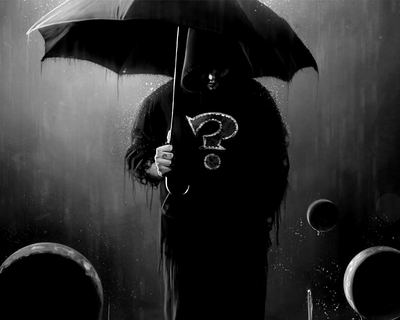 Космический дождь обои