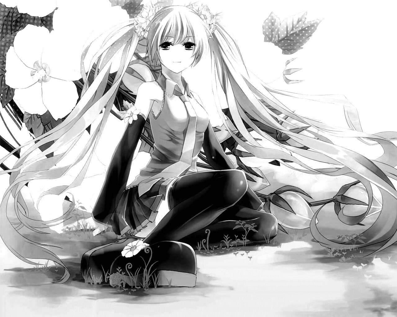 Девушка с красивыми волосами обои