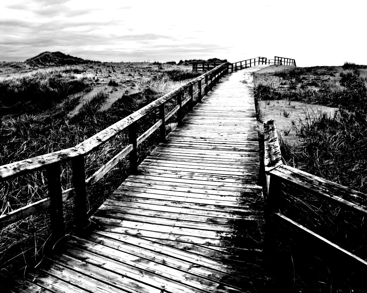 Деревянная дорога обои