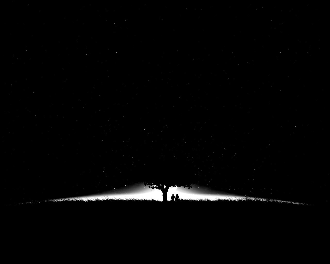 Звёздная ночь обои