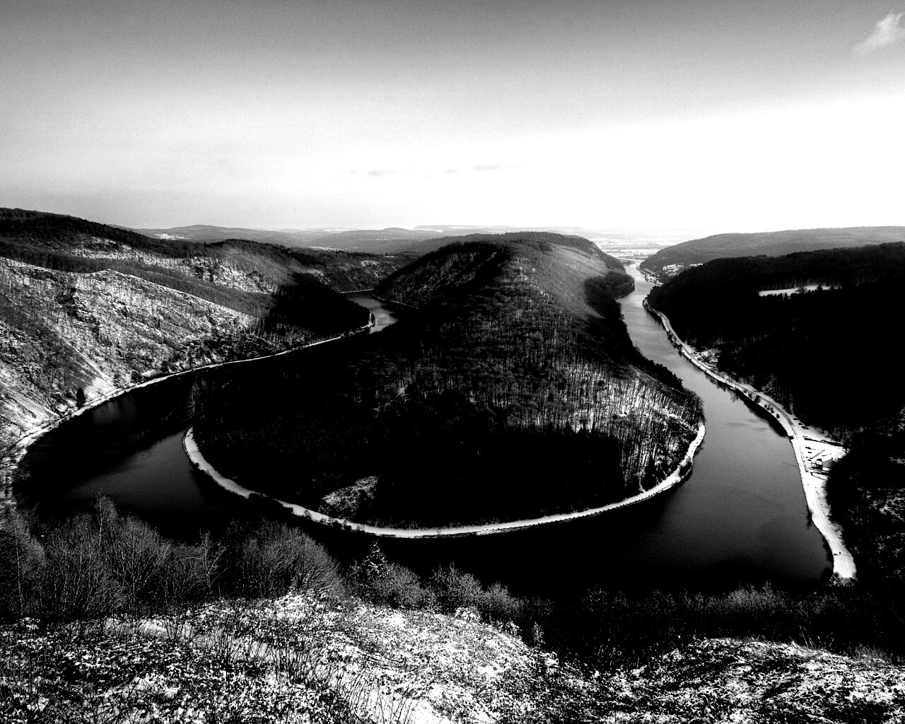 Изгиб реки обои