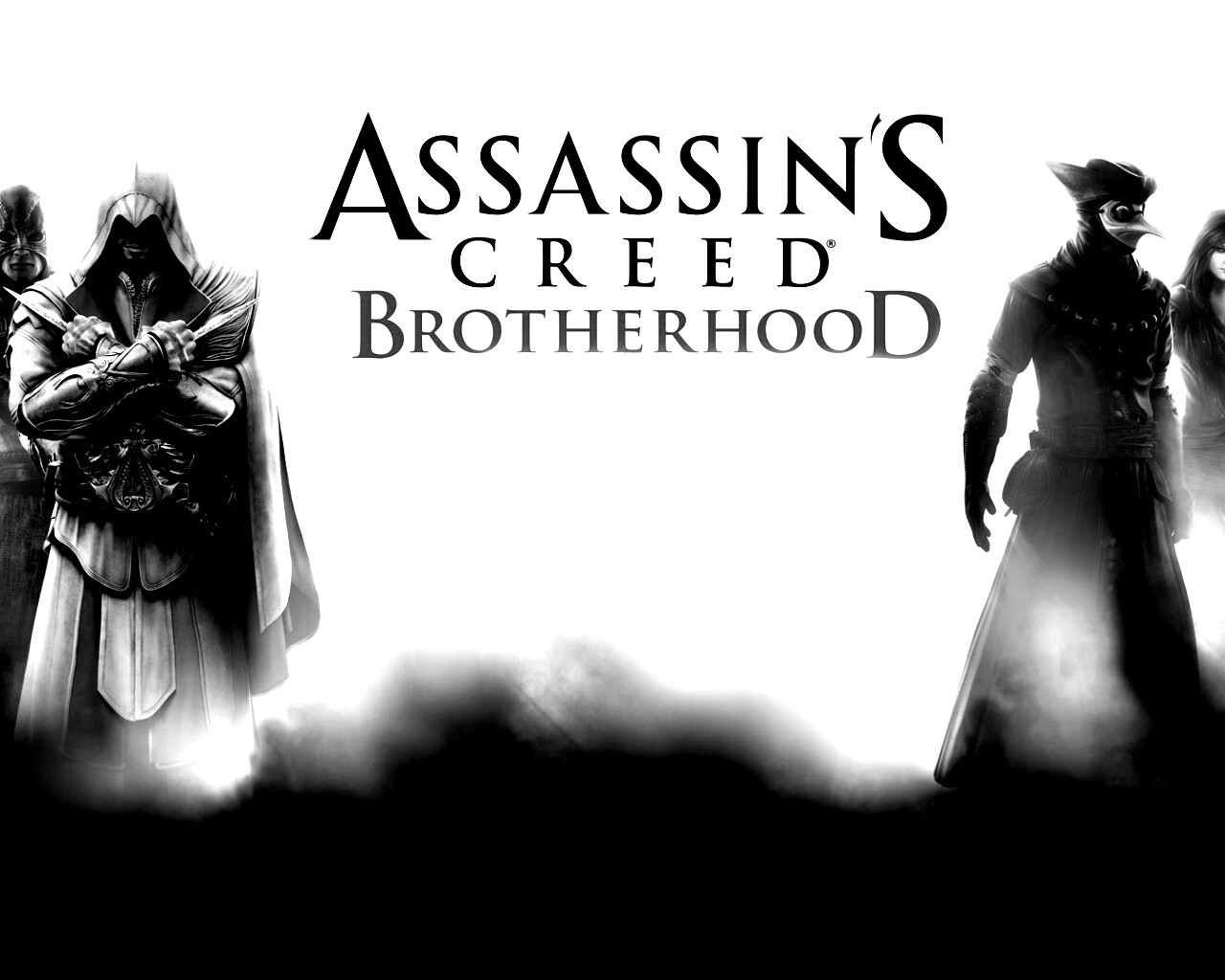 Персонажи игры Assasin"s Creed Brotherhood обои