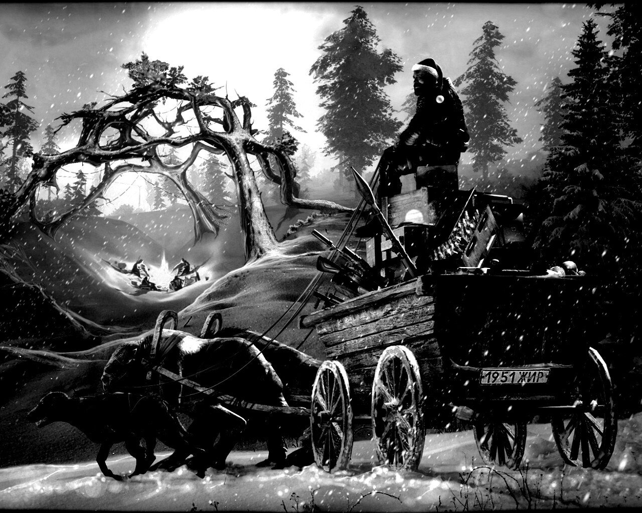 Новогодний Сталкер обои