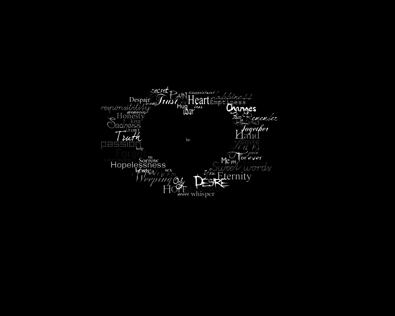 Слова о любви обои