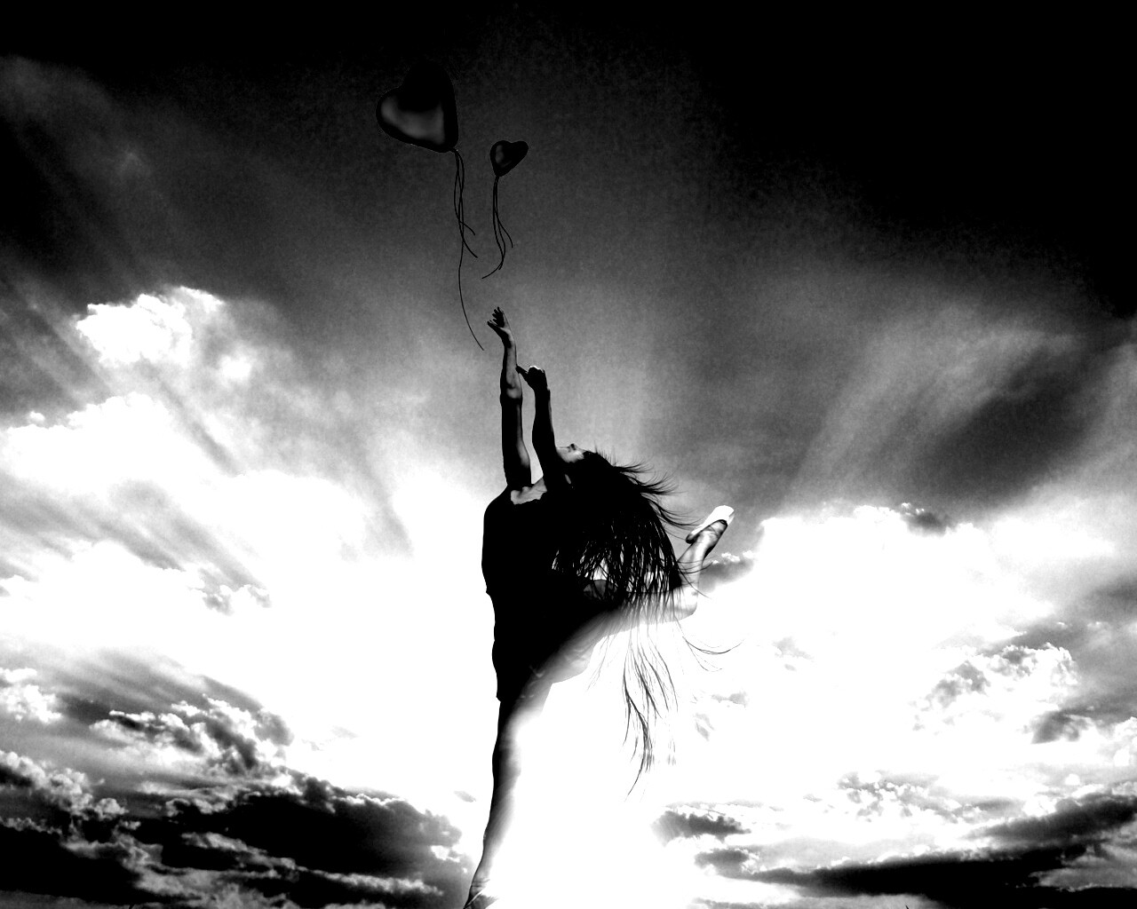 Отпускаяю сердце в небеса обои