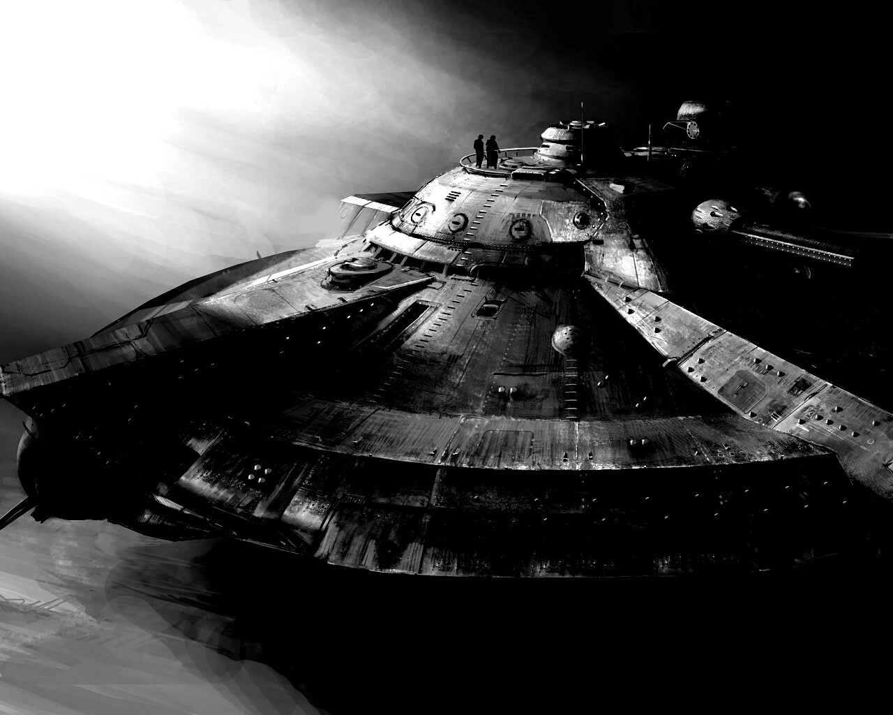 Летающая тарелка. Разработка Рейха. обои