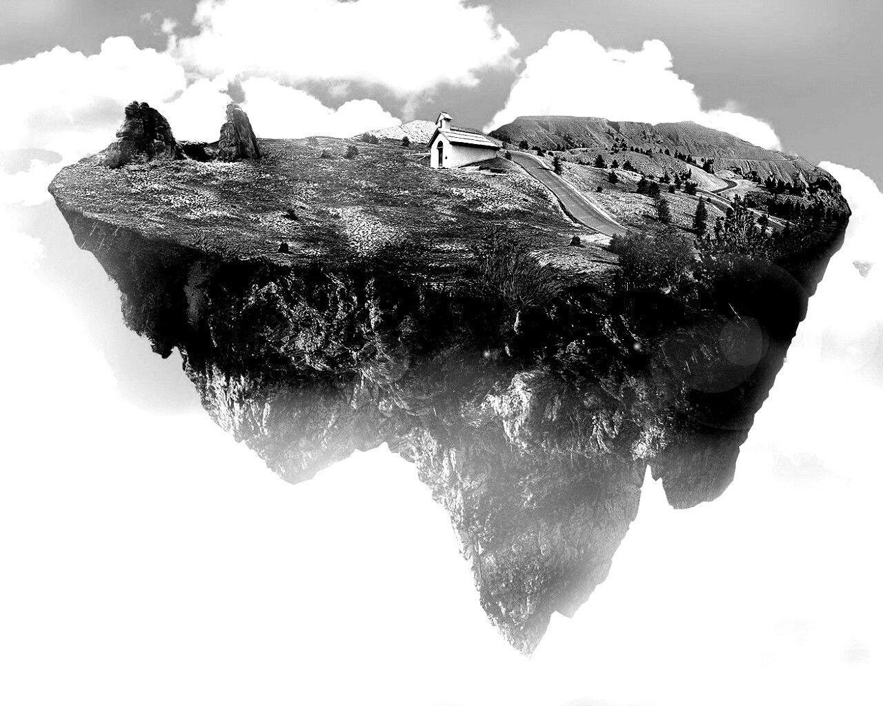 Летающий острв обои