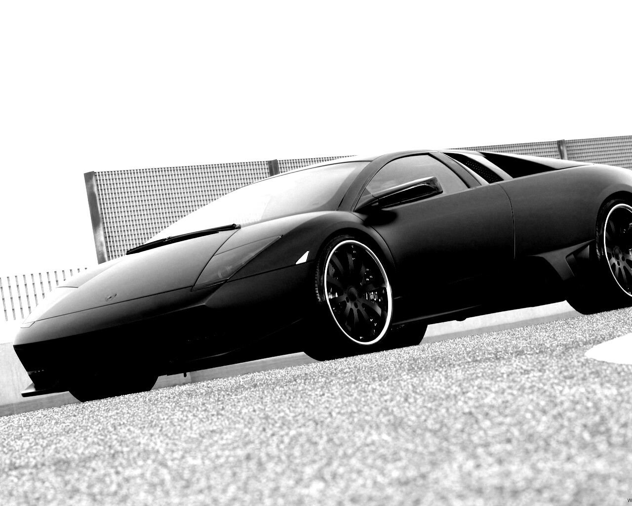 Lamborghini Reventon черного цвета обои