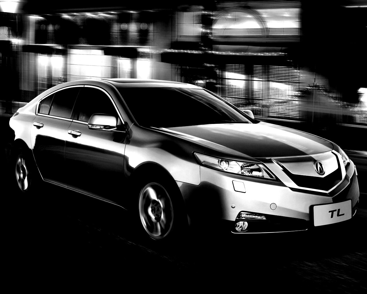 Acura в движении обои