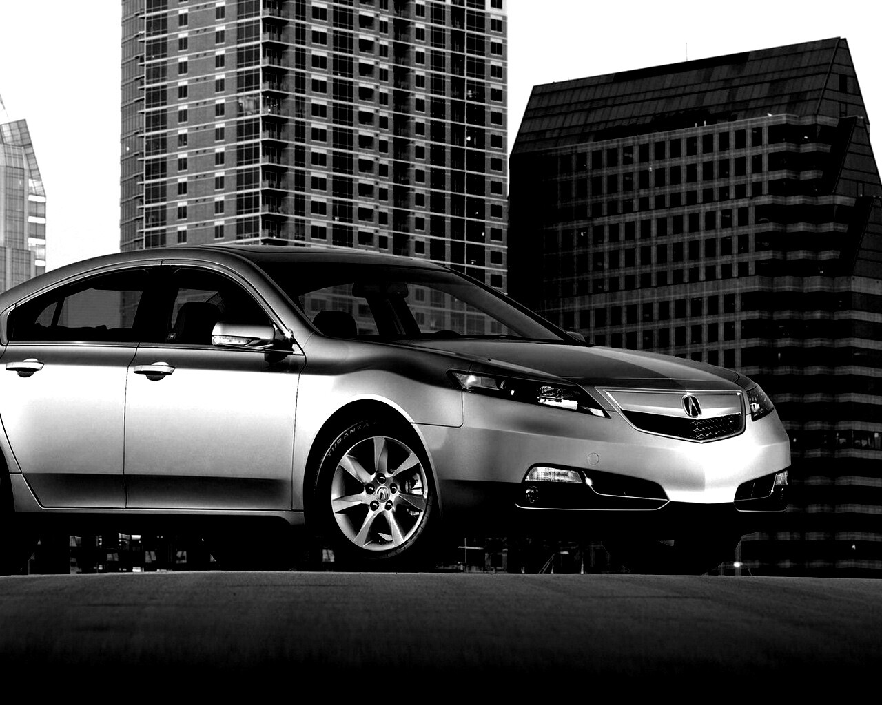 Acura  в городе обои