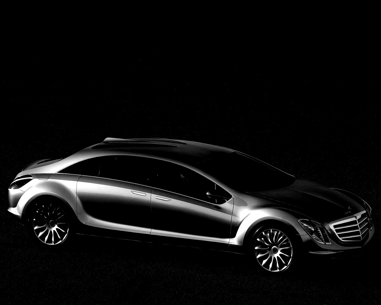Концептуальный мерседес обои