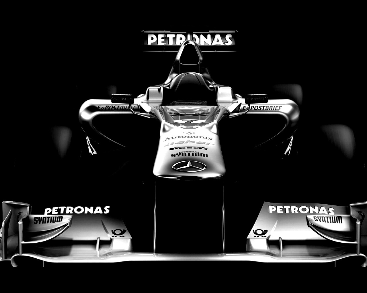 Болид Мерседес обои