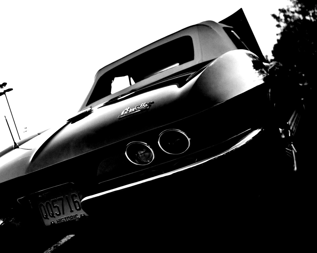 Ретро Chevrolet Corvette обои