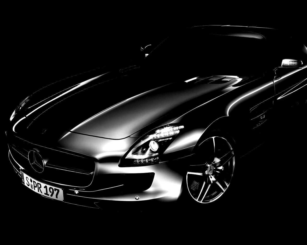 Mercedes SLS обои