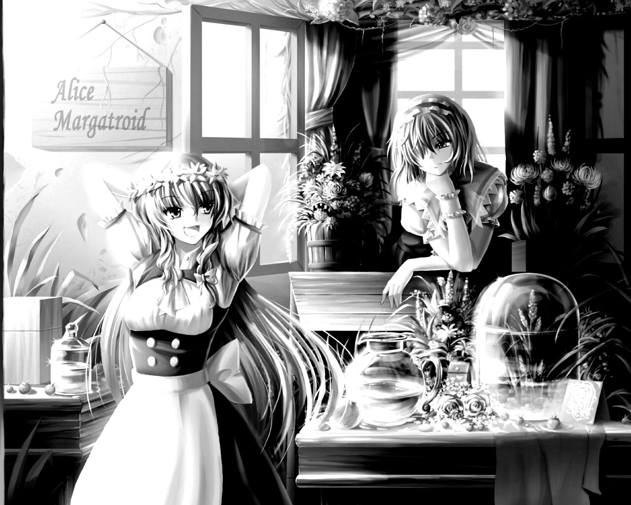 Анимешное утро обои